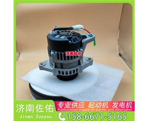 河南1001778863起动机JFZ2503K发电机 GR215 配潍柴 WP6 日立｜ZX470｜6WG1 Doosan 大柴 CA6DK 上柴 SC9D 卡特 374F C18 平地机 启动马达